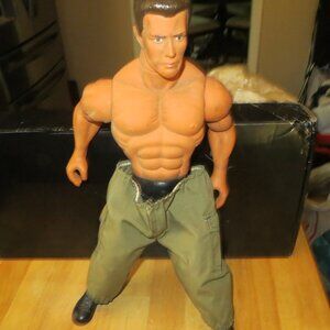 Vintage 1985 Arnold Schwarzeneggar Commando 6” Figure John Matrix Diamond Toys.